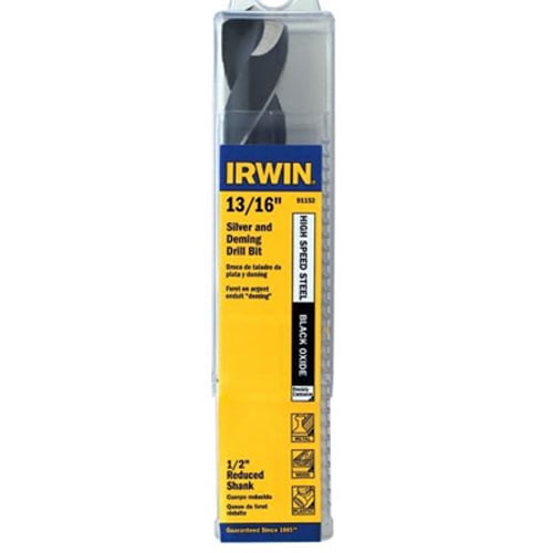 Irwin 13//16/" Drill Bit 13//16/" Silver /& Deming Bit High Speed Steel 91152